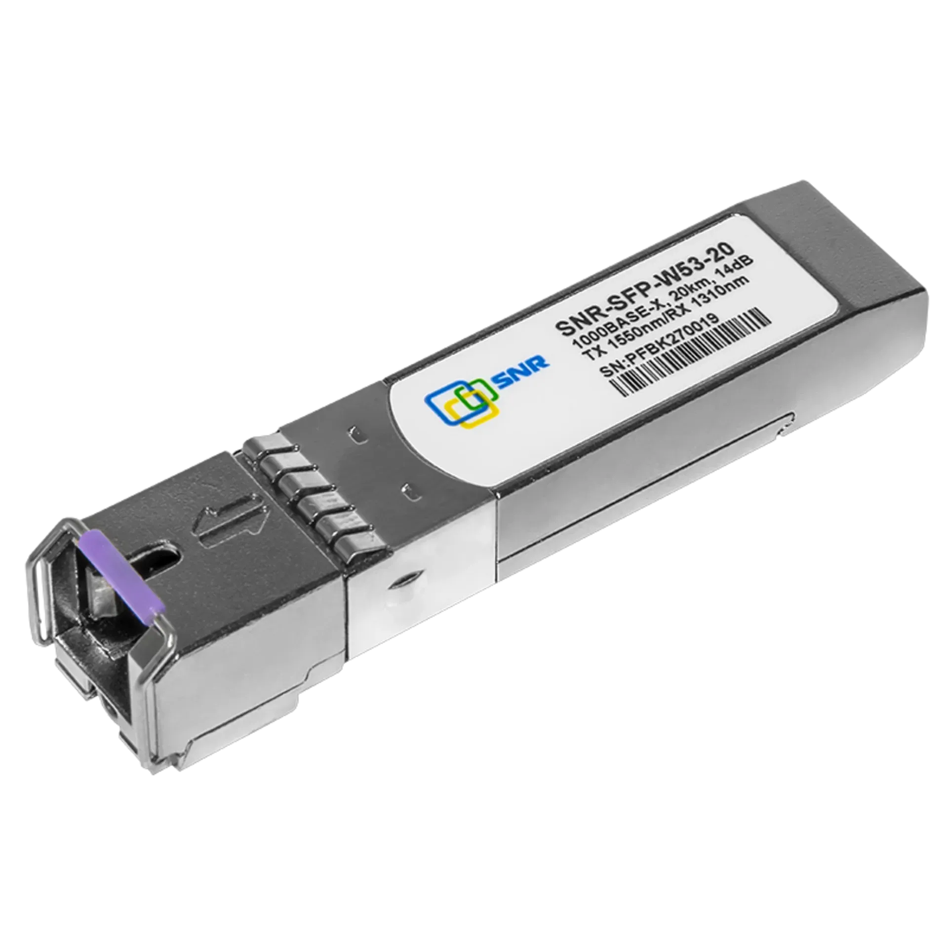 Модуль SFP WDM, дальность до 20км (14dB), 1550нм W-35