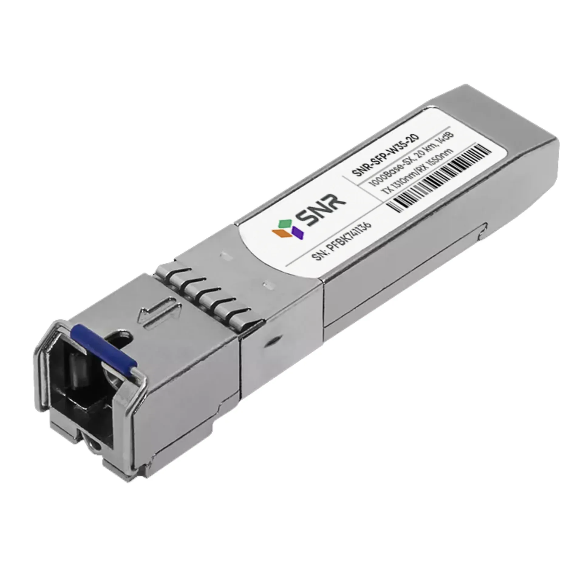 Модуль SFP WDM, дальность до 20км LC (14dB), 1310нм